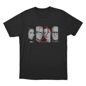 Movie Character Group Poster Unisex T Shirt Black