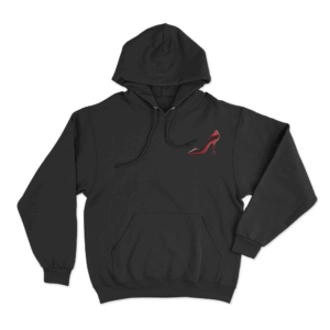 Single Devil Heel Hoodie Black